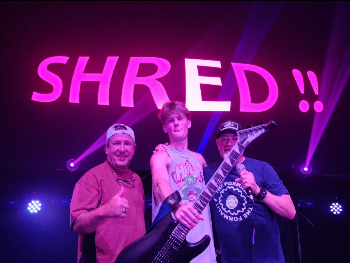 Evan MacGregor at SHRED guitar competition